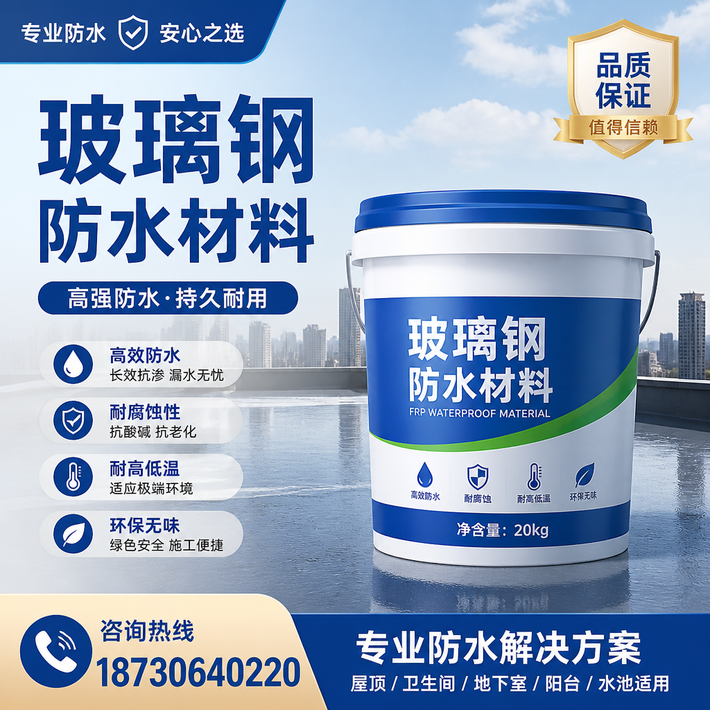了解玻璃钢防水材料的市场趋势,海南 企业不可不知